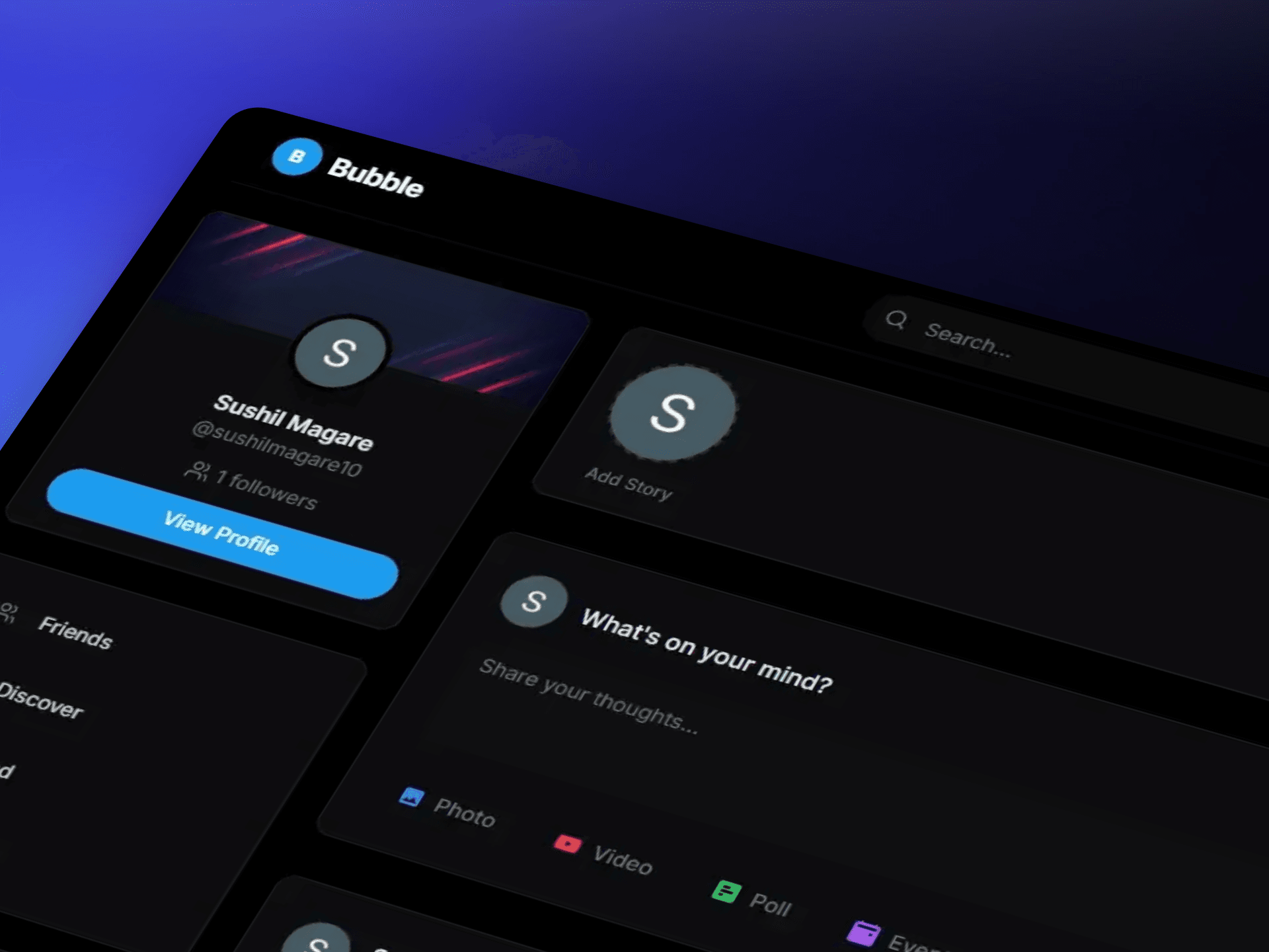 Bubble - Social Media App